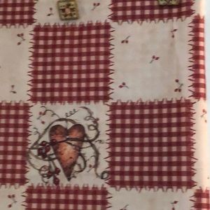 Hearts and stars shower curtain set